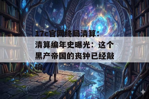 17c官网终局清算：清算编年史曝光：这个黑产帝国的丧钟已经敲响。